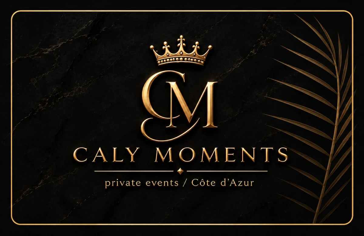 Recto de la carte de visite Caly Moments