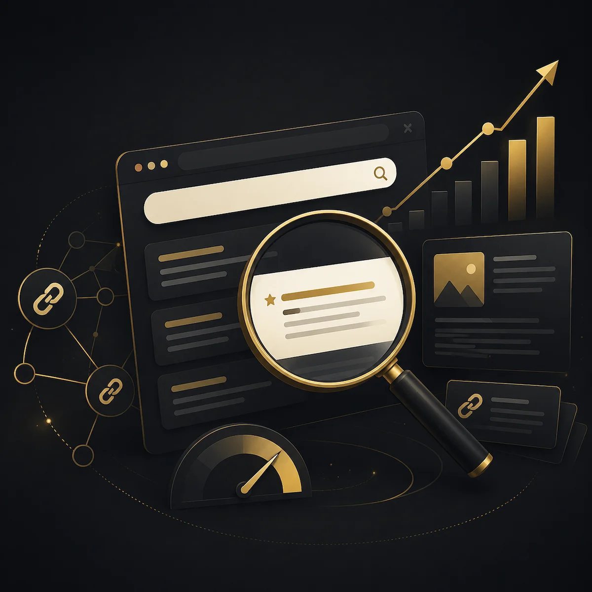 Illustration du référencement SEO et de la visibilité Google par Studio Mozin